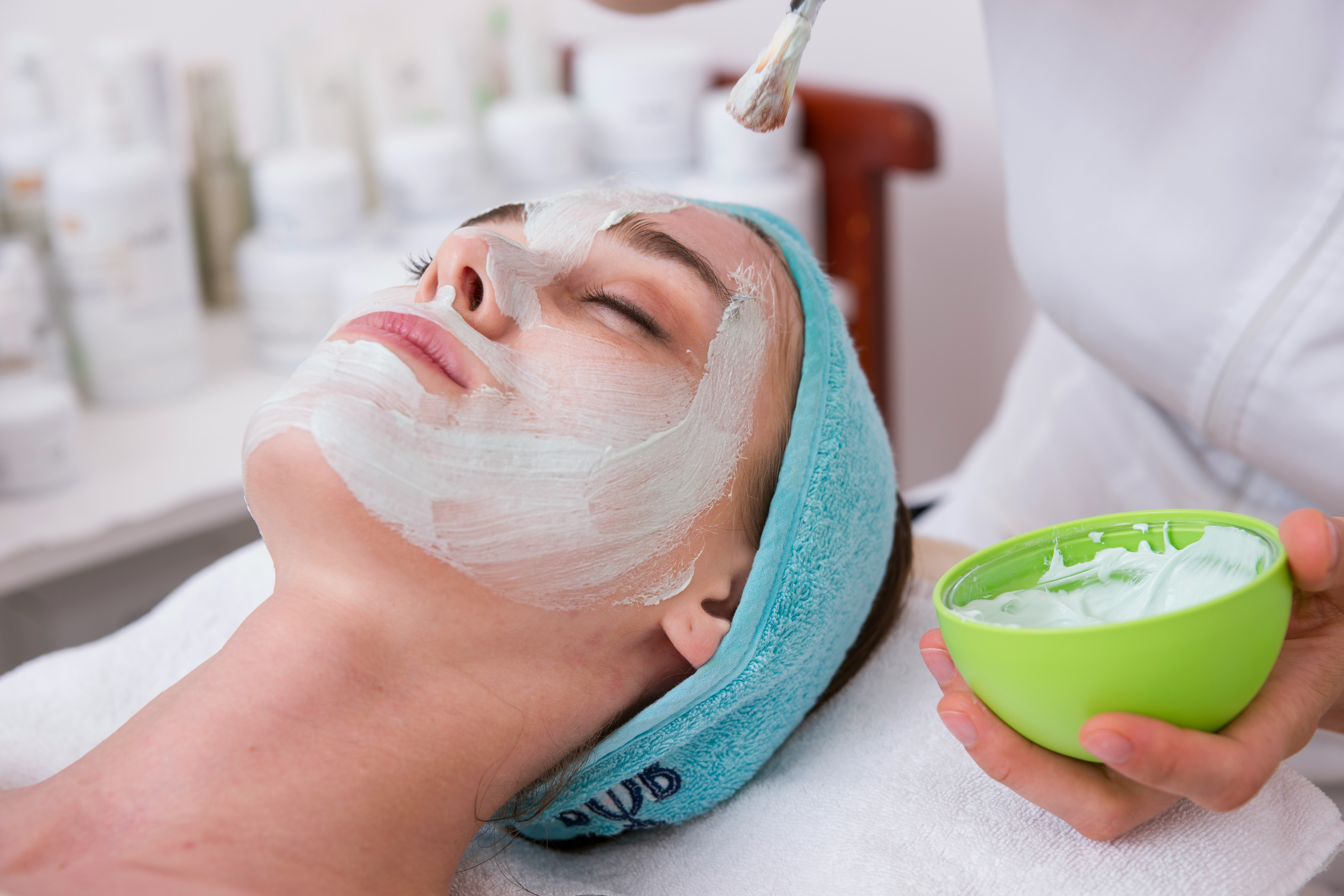 Facial skincare treatment in an Irish aesthetic clinic